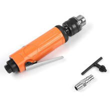 (As show, One size) KP556 3/8 High Speed Straight Air Power Drill Pneumatic Drilling Tool S 1800rpm