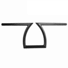 (As show, One size) Motorcycle 22mm Handlebar Retro Drag Handle Z Bar for Cafe Chopper