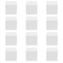 (As show, One size) 20 Pcs Plant Foam Diy Floral Foam Crafts Wet Flowerfoam White Foam Blocks Floral Foam Blocks Plant Arrangement Foam