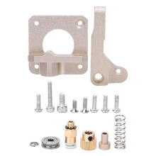 (As show, One size) CR10 Extruder High Quality Aluminum Alloy 3D Printer Parts 1.75mm FilamentLeft/RightChampagne Right