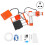 (As show, One size) 3D Printer X1 Mini Desktop Household 3D Printer Noiseless Educational 3D PrinterUK Plug 110240V 1