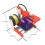 (As show, One size) 3D Printer X1 Mini Desktop Household 3D Printer Noiseless Educational 3D PrinterUK Plug 110240V 3