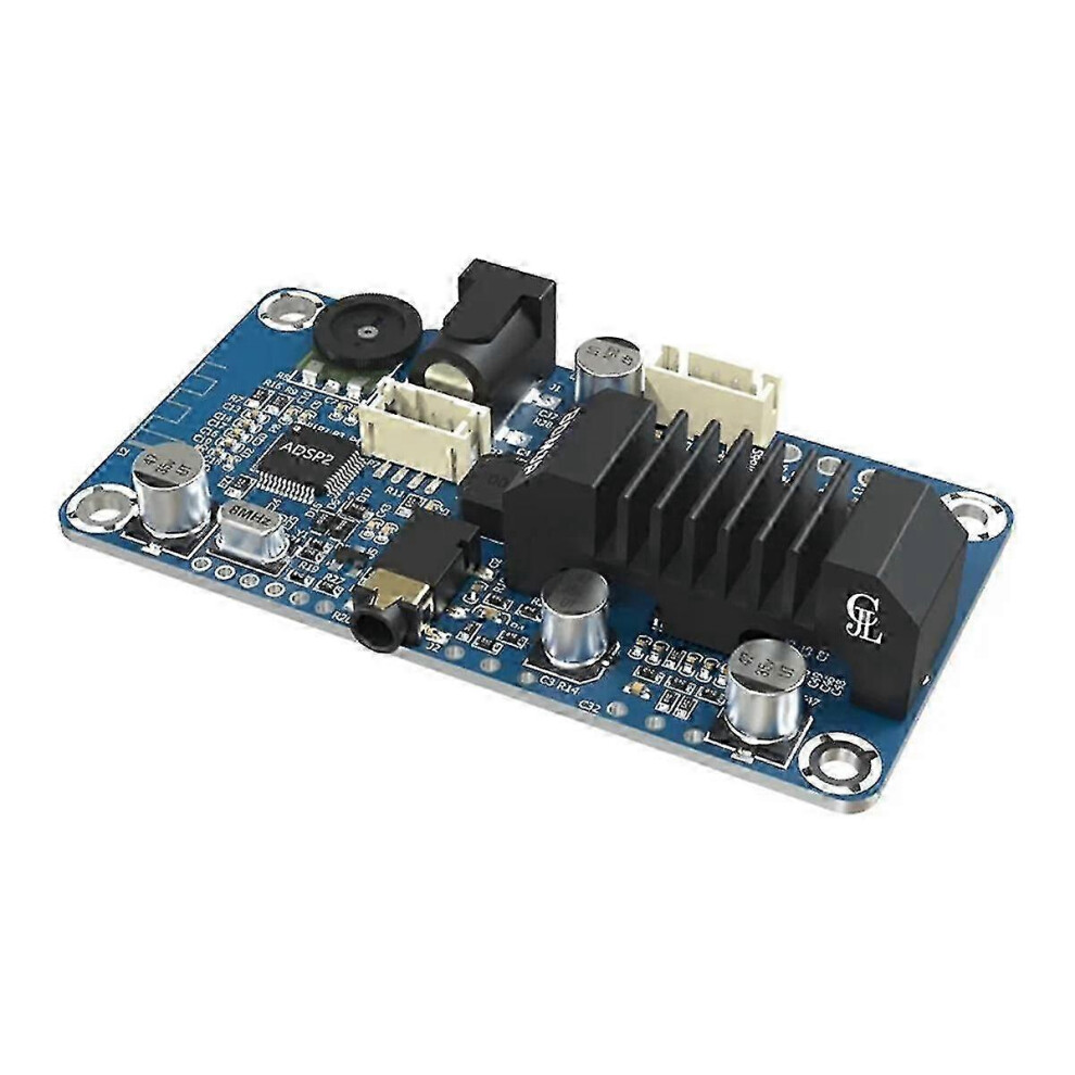 (As Show, One Size) Tpa3116 Dsp Bluetooth 5.0 Stereo Power Amplifier 2X50w 3.5Mm Input Supports Dsp Tuning Dc12v-24V 4631898209938