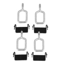 (As show, One size) 2 Set Hood Catch Lock Bracket Cover for 1 2 3 4 Series F20 F22 F30 F32 F80 F83 F87 51237247080 5123