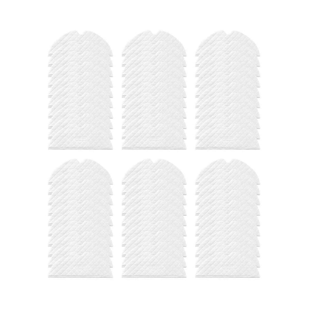 (As Show, One Size) 60Pcs Disposable Mop Cloth For 1C/ 2C/1T / D9 L10pro Vacuum Cleaner 4632480876392