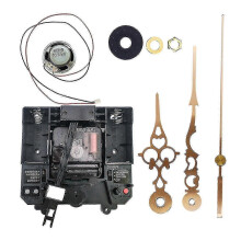 (As show, One size) Wall Quartz Pendulum Clock Movement Mechanism With Long Shaft Music Box Diy