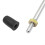(As show, One size) 5Pcs Portable Black Cello Rubber Endpin Tip Protector Musical Instruments Accessory 5