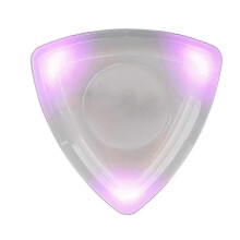 (As show, One size) Glowing Guitar Pick with High Sensitivity LED Light Guitar Pick Replacement with Battery Purple