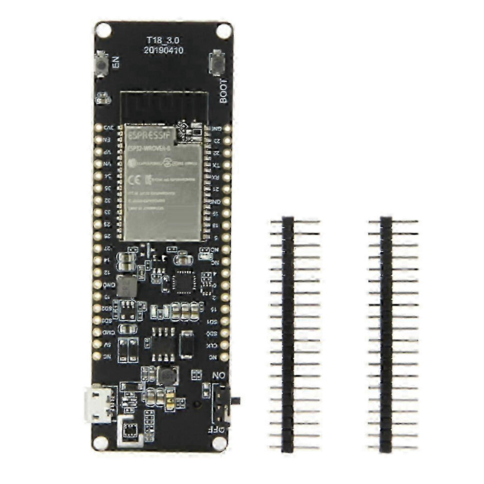 (As Show, One Size) T-Energy T18- Wifi And Bluetooth Module 18650 Battery Esp32 Wrover Development Board 4633396506663