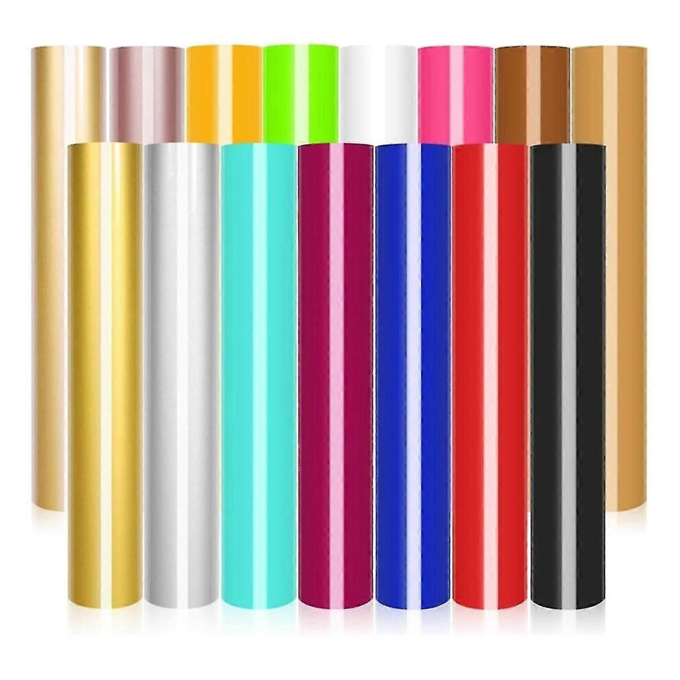(As Show, One Size) Heat Transfer Vinyl Bundle - 12 X 12Inch Iron On Vinyl For T-Shirt, Htv Vinyl Compatible With Heat Press Craft Cutters 4631898223095