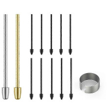 (As show, One size) For Remarkable 2 Pen Tips,Metal Remarkable Pen Tips,Replacement Tips/Nibs Refill Accessories 12Pcs
