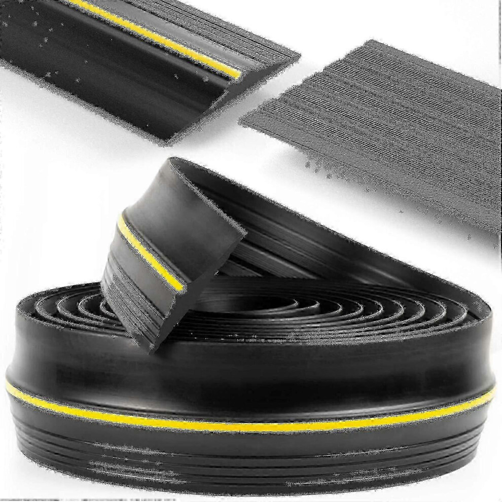 (As Show, One Size) 3M*89Mm Garage Door Threshold Seal, Garage Door Threshold, Garage Door Seal, Diy Weather Stripping Replacement Rubber-Yujia 4631898221688