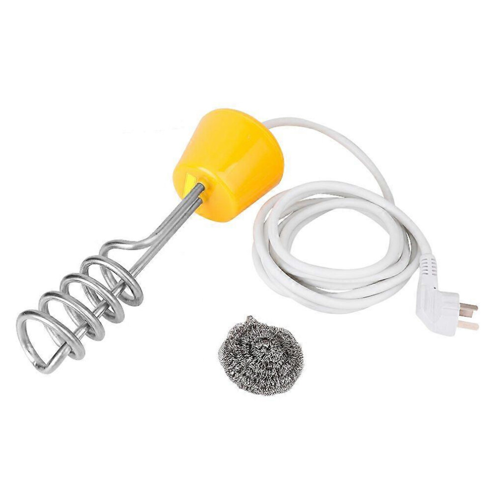 (As Show, One Size) 3000W Portable Suspension Spiral Tube Water Heating Water Electric Immersion Heater Yellow Au 4123173358740