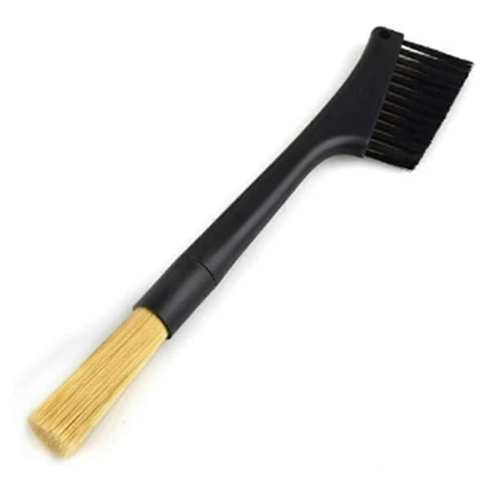 (As show, One size) Coffee grinder cleaning brush espresso machine/machine cleaning tool removable dual purpose tool (black) (1pcs)-image-OPC-PHJVNC9-NEW