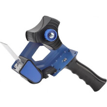 (As show, One size) Package Tape Dispenser Package Tape Gun Package Tape Dispenser Package Tape Gun with Cutter (Blue Black)(1pcs)