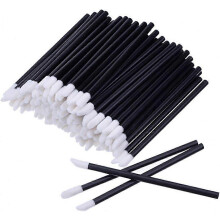 (As show, One size) Lip Brushes, Disposable Lip Brushes Make Up Brush Lipstick Lip Gloss Wands Applicator Tool Makeup Beauty Tool KitsBlack200Pcs