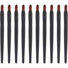 (As show, One size) Disposable Lip Brush Portable Lip Brushes Applicator Travel Portable Lipstick Gloss Makeup Brush Tool for Women LadiesBlack50pcs