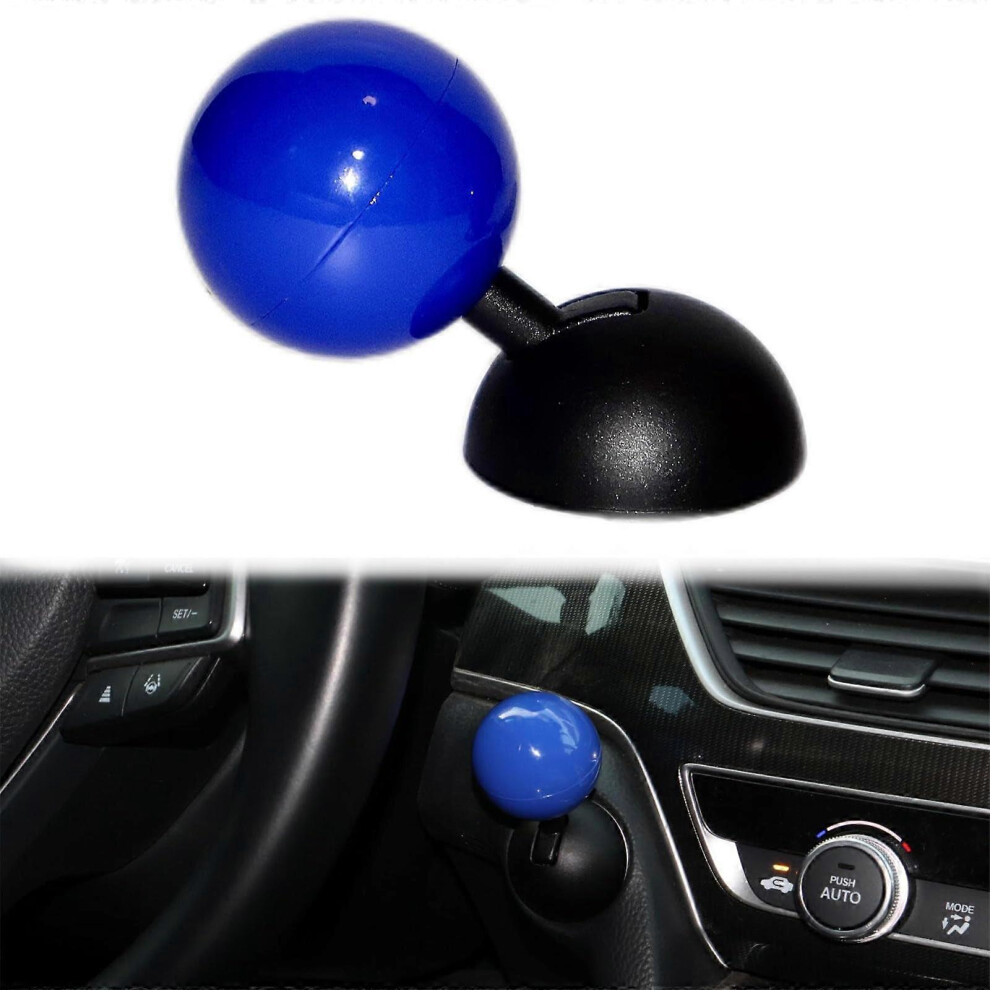 (, One Size) Car Push To Start Button Rocker, Car Engine Start Stop Button Joystick Full Metal Ball-Bar Automotive One-Touch Start Button Starter C Red 5031614160458