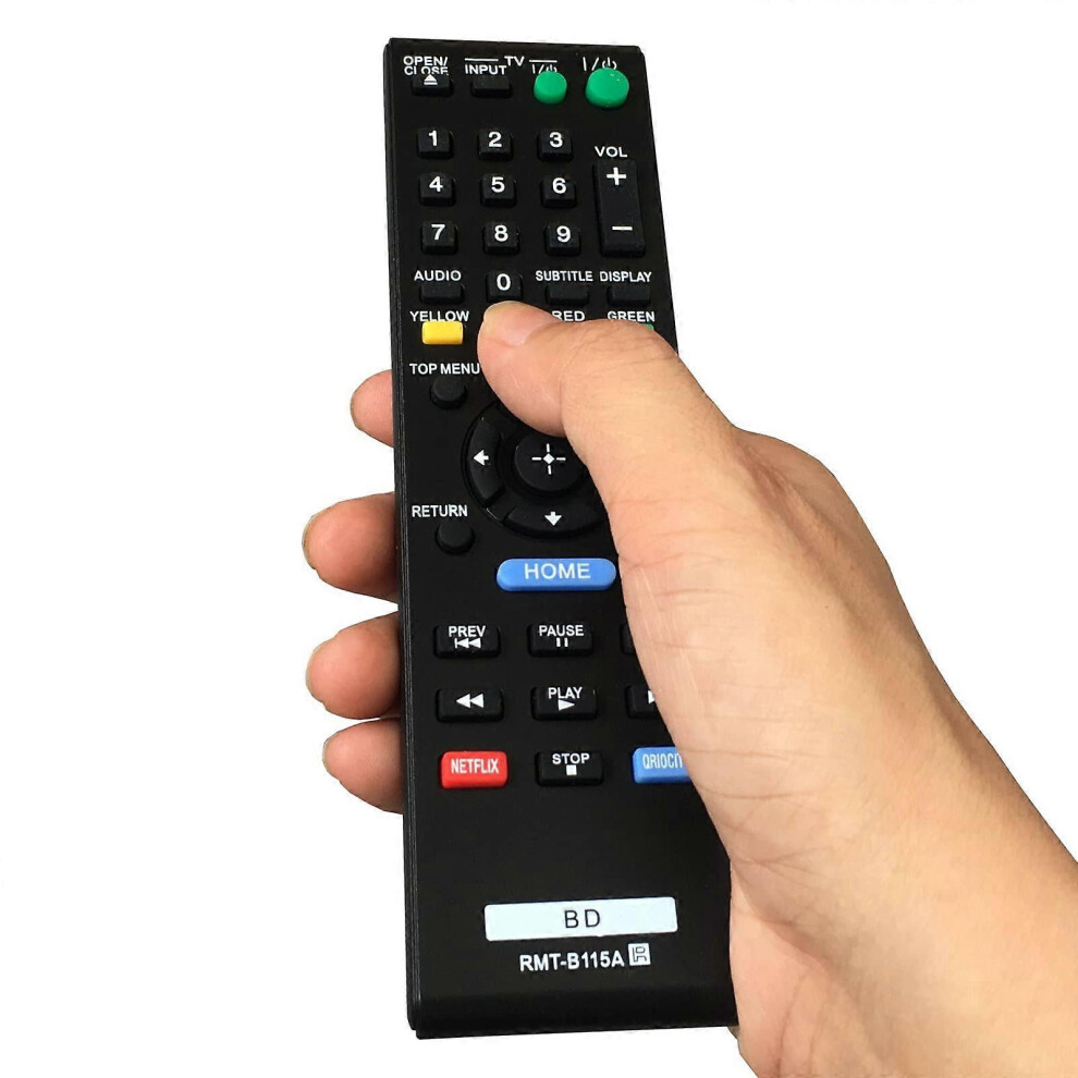 (As show, One size) RMT-B115A Remote Control for SONY Blu-Ray DVD Player BDP-S580 BDP-S380
