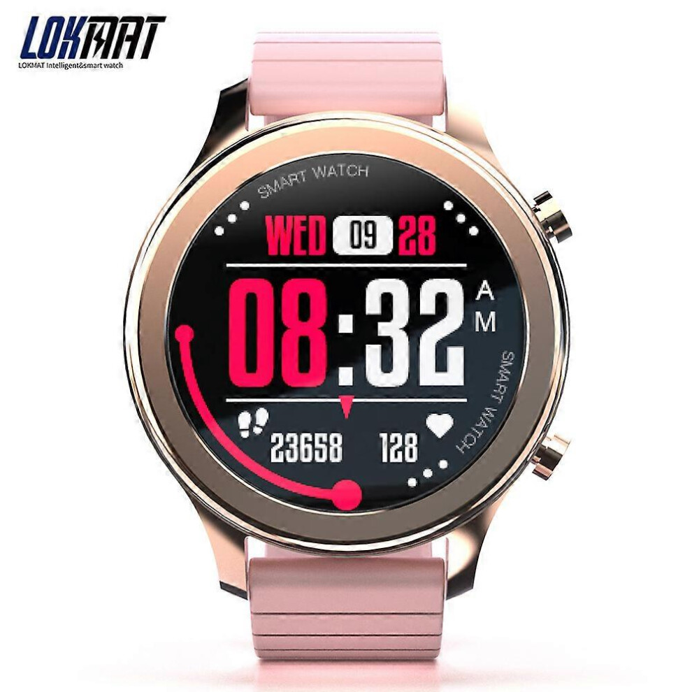 (As show, One size) TIME Smart Watch Men Touch Screen IP67 Waterproof Fitness Tracker Heart Rate Monitor Phone Smartwatch for iOS Android