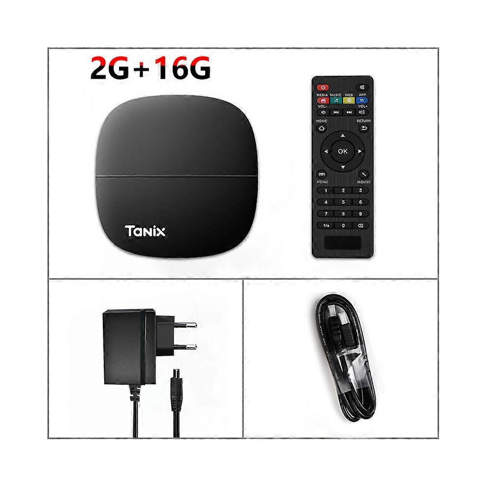 (US Plug, 2G 16G) Tanix A3 TV box Android 10.0 Allwinner H313 1GB 8GB 2G 16G Smart tv Box 4K TVBox 2.4G Wifi Set Top Box Media player PK TX3 MINI