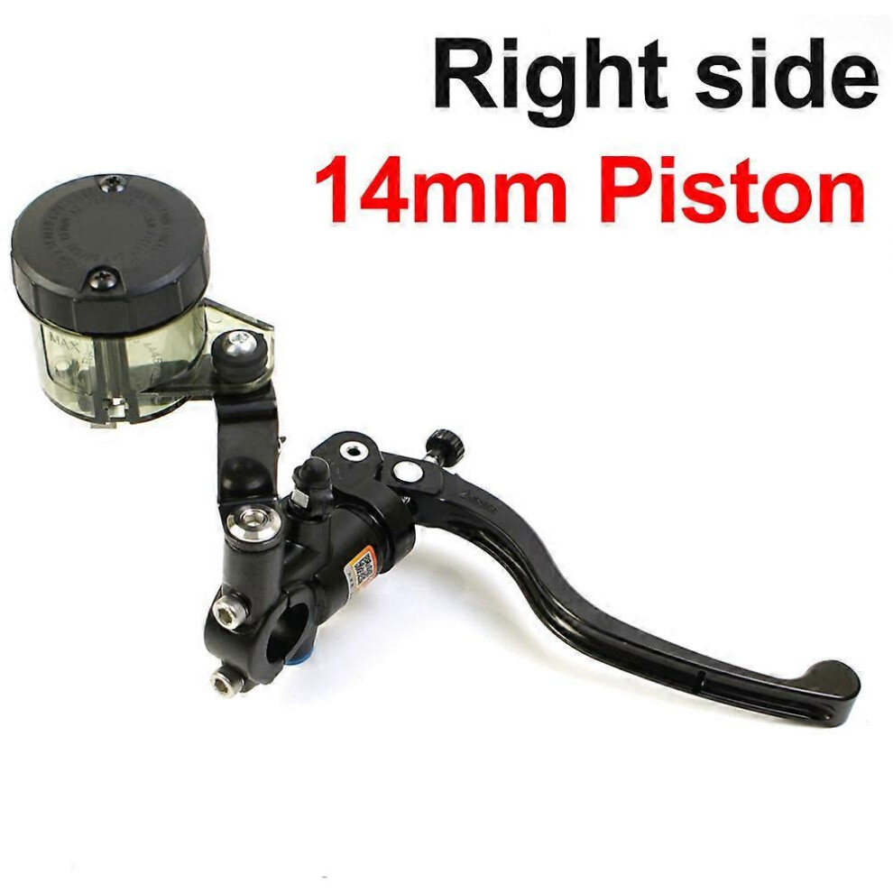 (14mm right, One size) Adelin 17.5 RCS 19 RCS PX1 Motorcycle Brake Clutch Pump Master Cylinder Lever Handle Hydraulic Pump For Yamaha Kawasaki Suzuki
