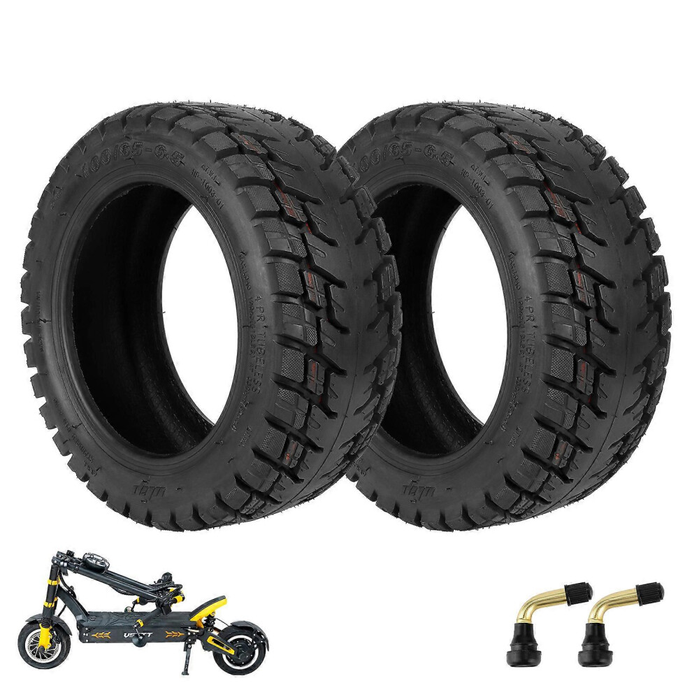 (As show, One size) 100/65-6.5 Off-Road Tubeless Tyres Thickened Anti-Explosion Vacuum Tires For  11+ ZERO 11X Dualtron Electric Scooter