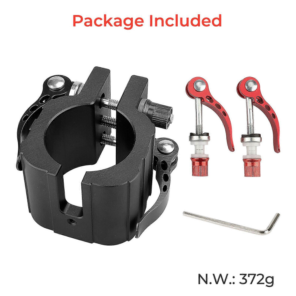 (Red Clamp For Zero, One Size) Scooter Folding Clamp For Zero 8X 10X 11X Speedual Dualtron Dt3 Electric Scooter Aluminum Alloy Vertical Rod Rugged Par 4634009517038