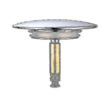 (As show, One size) Bette Bath Stopper, 70 Mm, With Double Seal, Height Adjustable, Universal Bath Stopper, Sink Valve, Hardened Brass With Chrome Finish, Rust Proof Bat-