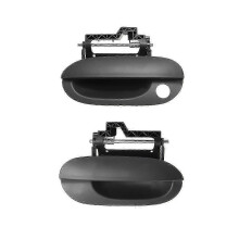 (As show, One size) Front Left Right Exterior Door Opener Handle Outside Door Handle for E39 525I 528I 530I 1997-2003 5