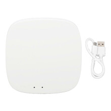 (As show, One size) For Zigbee Smart Gateway for Tuya APP Remote and Voice Control Wireless Multi Mode Gateway Device for Home Use