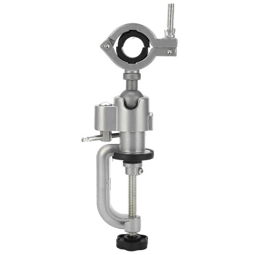 (As show, One size) Electric Drill Stand Table Bench Vises Clamp Holder Multifunctional Rotating Fixed Bracket