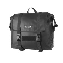 (Black, One size) Rhinowalk Waterproof Motorcycle Saddle Bag Quick Release Luggage Bag Large Capacity Side Storage Organizer 15L with Removable Inner Compartment Pouch