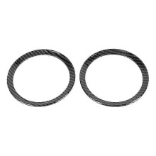 (As show, One size) Car Door Side Audio Speaker Edge Cover Trim for R54 2007-2013 Mini Clubvan R55 2006-2013 R56 2006-2013