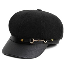 (As show, One size) Ladies Baker Boy Cap Womens sboy Cap Flat Cap Painter Caps 8 Panel Hat Visor Beret