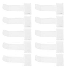 (As show, One size) 10Pcs Car Parking Permit Ticket Clip Transparent Invoice Ticket Folder Windscreen Folder Sticker