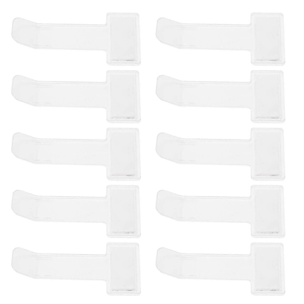 (As Show, One Size) 10Pcs Car Parking Permit Ticket Clip Transparent Invoice Ticket Folder Windscreen Folder Sticker 4632480802407