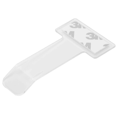 (As show, One size) 10Pcs Car Parking Permit Ticket Clip Transparent Invoice Ticket Folder Windscreen Folder Sticker 2