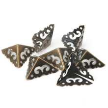 (As show, One size) Metal Corners for Books Scrapbooking Photo Albums 20x20x20mm 20pcs