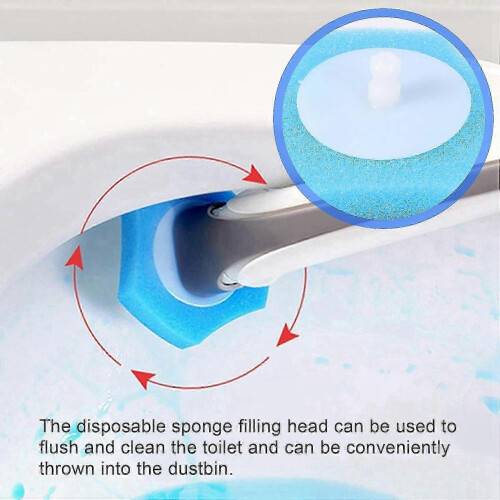 (As show, One size) Disposable Toilet Flushable Refill Fresh Brush Flushable- 48 Refills 2