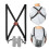 (As show, One size) X-Shaped Harness Strap Adjustable Binoculars Carrier Elastic Shoulder Straps Optics Accessories for Binocular 5