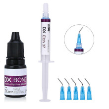 (As show, One size) Dentex Dental Teeth Diamond Glue Light Cure Adhesive Tooth Crystal Ornament Jewelry Gems Bonding Agent Acid Etching Gel