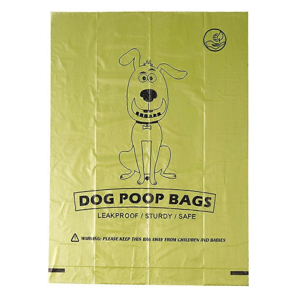 (As show, One size) 15PCS/ Roll Biodegradable Dog Poop Bags Bulk Biobase Scented Poo Bag Degradable Cat Waste Bags Dog Poop Bag Dispenser