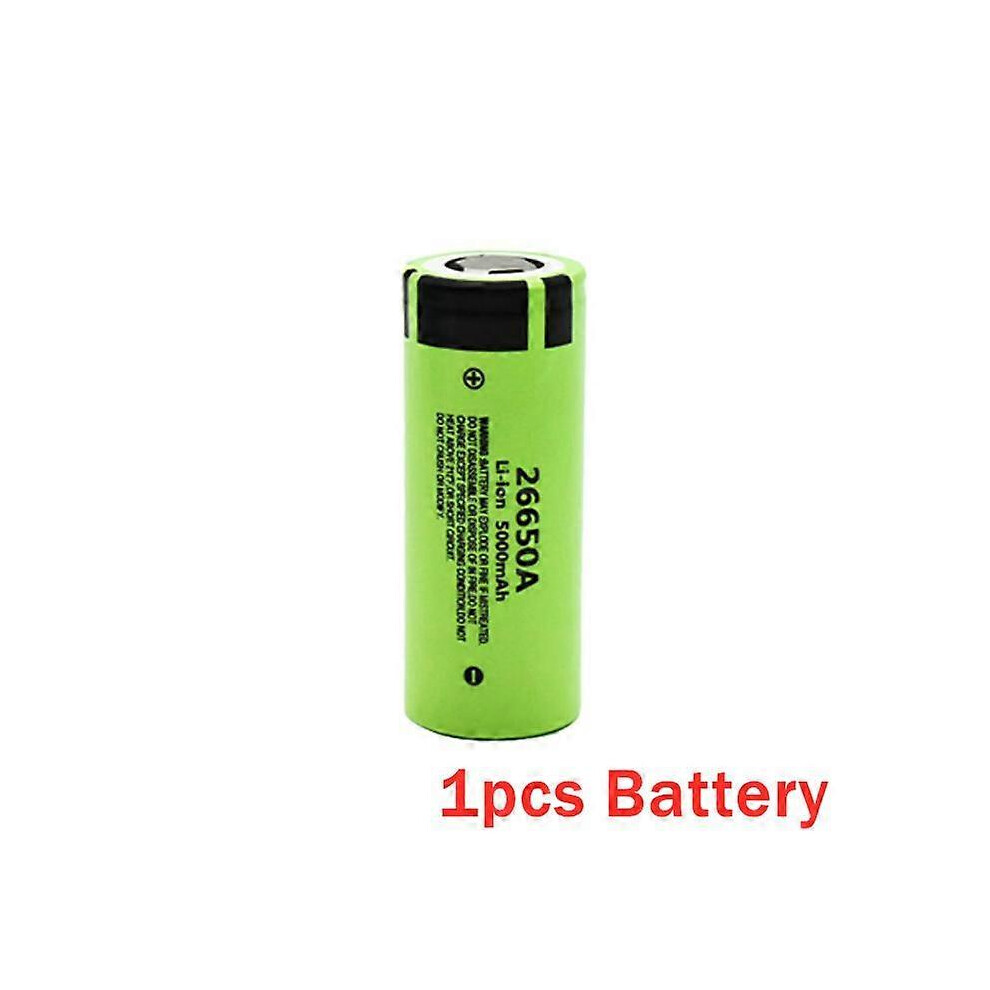 (As show, One size) 26650 Battery 3.7V 50A Lithium Ion Rechargeable Battery for 26650A LED Flashlight  Diy Battery Cylindrical Battery