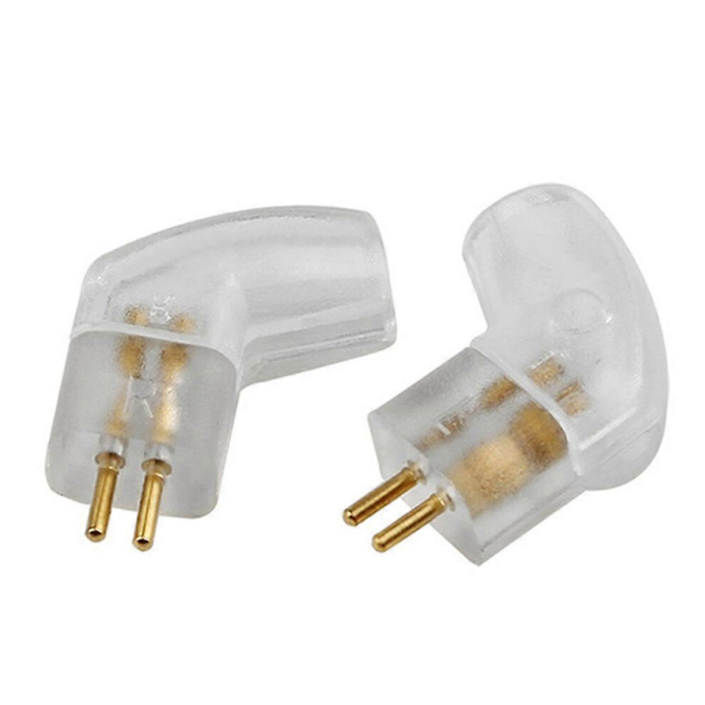 (As show, One size) 0.78mm Hifi Headphone jack 90 Degree Pins For JH JH16 Pro JH11 W4R Earphone Audio Connector Audio Plug Adapter Black Silver-image-OPC-PHJWMPW-NEW
