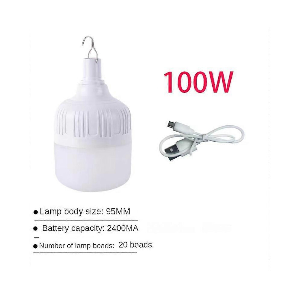 (80W1, One Size) Camping Usb Rechargeable Led Emergency Bulb Tent Ing Camping Equipment Bulb Portable Lantern Light