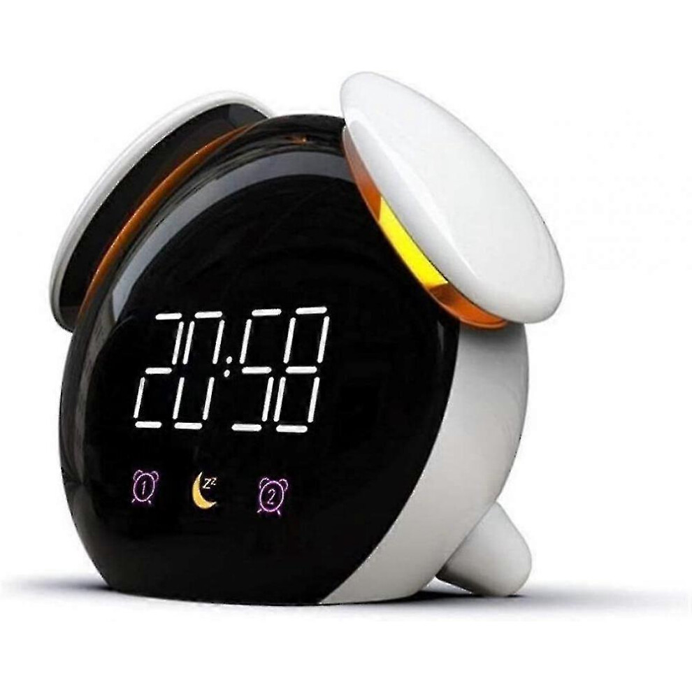 (As Show, One Size) Smart And Colorful Alarm Clock, Electronic Creativity, Compact Digital Clock Watch, Small Clock, Luminous And Silent, Wake Up The Kikidex