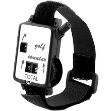 (As show, One size) Golf Score Counter Golf Scorer Golf Stroke Score Counter Golf Score Indicator Counter Wristband (black) (1pc