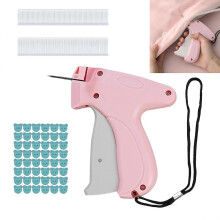 (buckle 50 xglue needle 660, One size) Micro Stitch Gun for Clothing, New Quick Clothing Fixer, Mini Quick Repair Garment Sewing Machine, Handheld Sewing Machine Instant Button Garment Conn