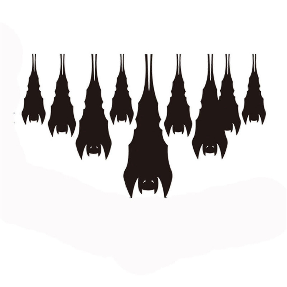 (As show, One size) Halloween Party Decoration Gifts Personalized Family Stickers Wall Stickersblack1pcs